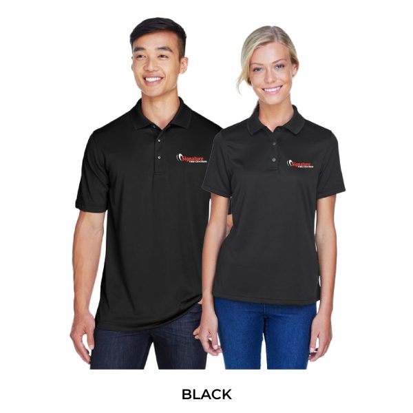 Harriton Snag Protection - Snap Placket Polo - Image 4